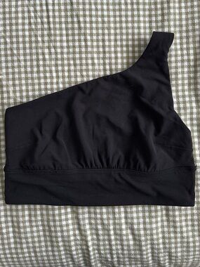 Lululemon One-Shoulder Black Sports Bra